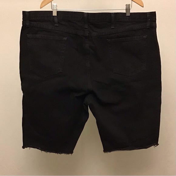 🚫SOLD🚫Enslaved 46 NWT Men’s Denim Shorts Black Distressed 100% Cotton New - Picture 4 of 6